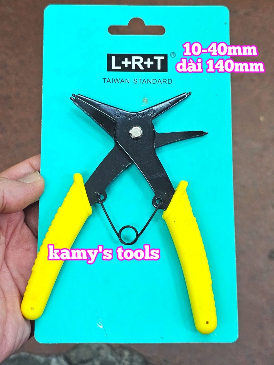 Kìm mở phe trong phe ngoài 2 đầu đa năng 2 trong 1 dài 140mm mở phe đường kính 10mm-40mm