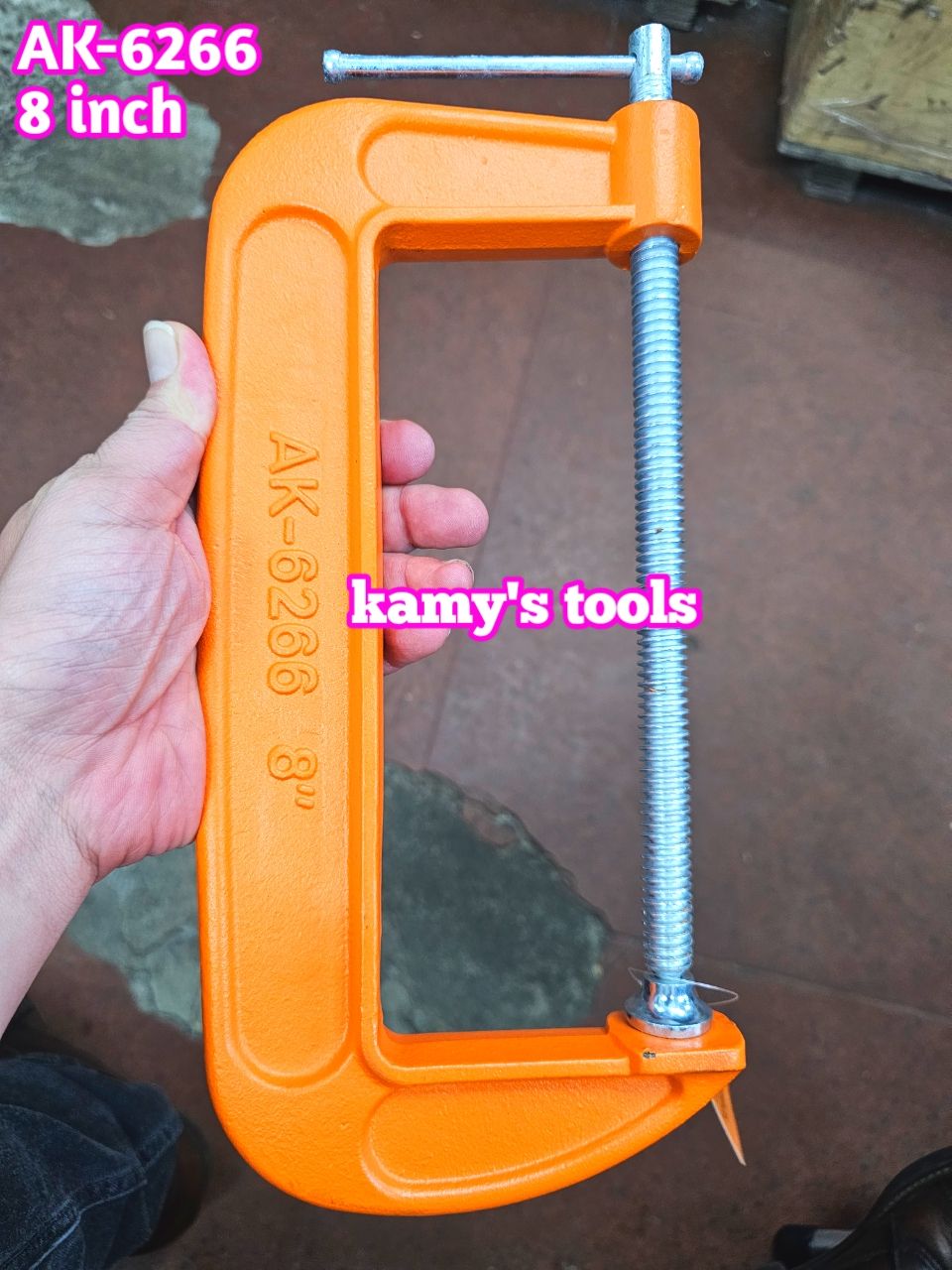 Cảo chữ C Asaki 8 inch 200mm Asaki AK-6266