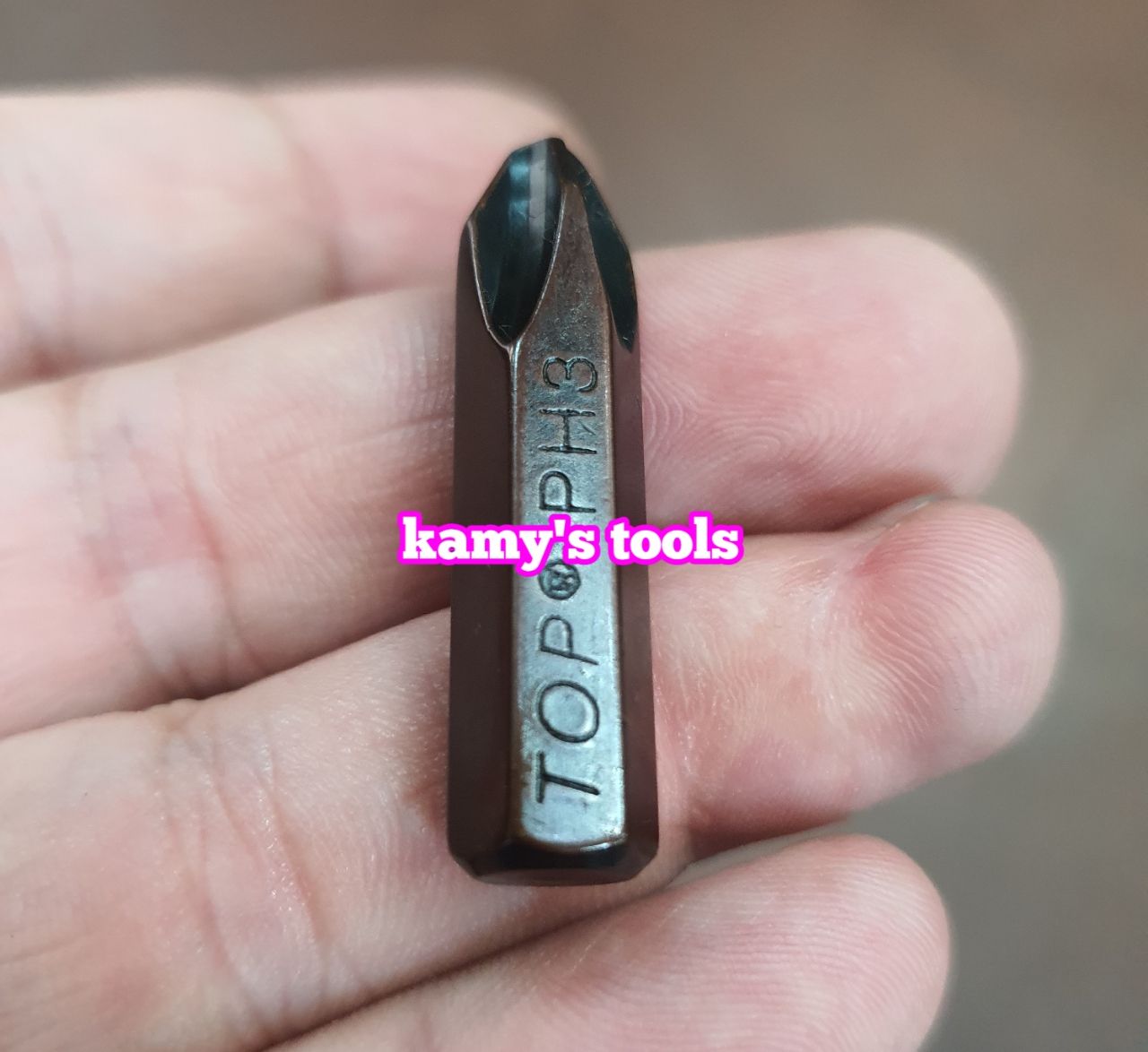 Mũi vít đóng bake 4 cạnh PH3 8mm 5/16 inch dài 36mm TOP model TBD-8363B