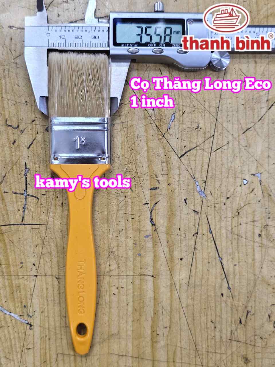 Cọ sơn nhựa Thăng Long Eco Thanh Bình 1 inch 2 inch 3 inch