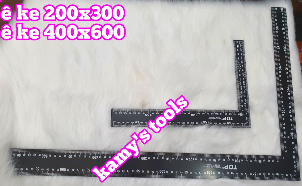 Thước góc vuông êke TOP 200X300mm TB-6503 400x600mm TB-6501