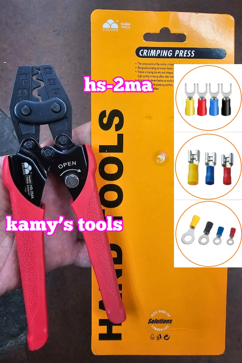 Kìm bấm cos trợ lực Fasen Hs-2ma 0.5-6mm2 chính hãng