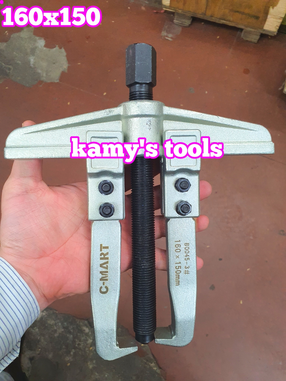 Vam cảo chữ H 2 chấu tháo mở bạc đạn puly C-mart 160x150mm 200x150mm B0045-3 và B0045-4