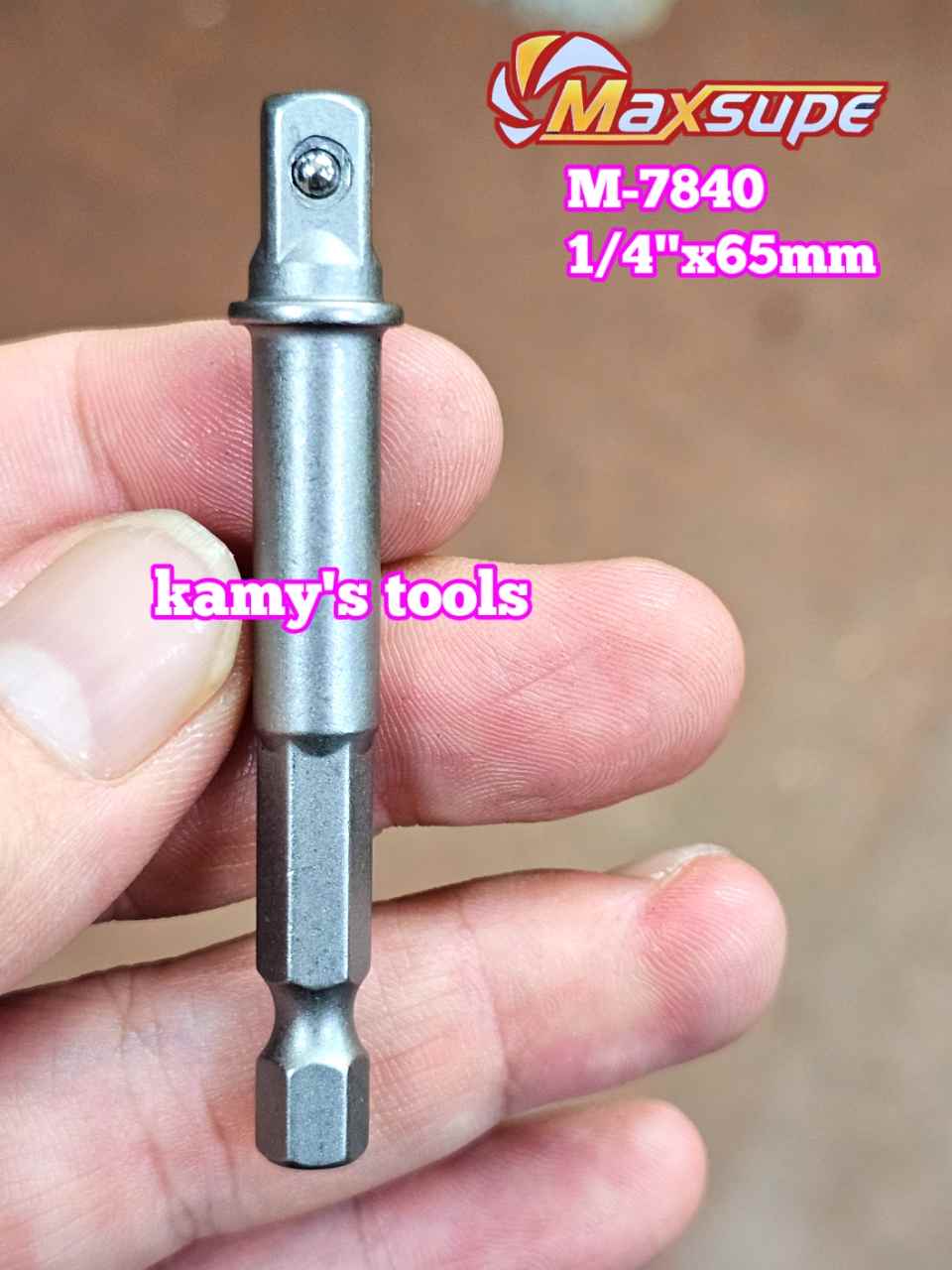 Đầu chuyển tuýp từ bắn vít sang bulong 1/4 inch và 1/2 inch Maxsupe M-7840 M-7841