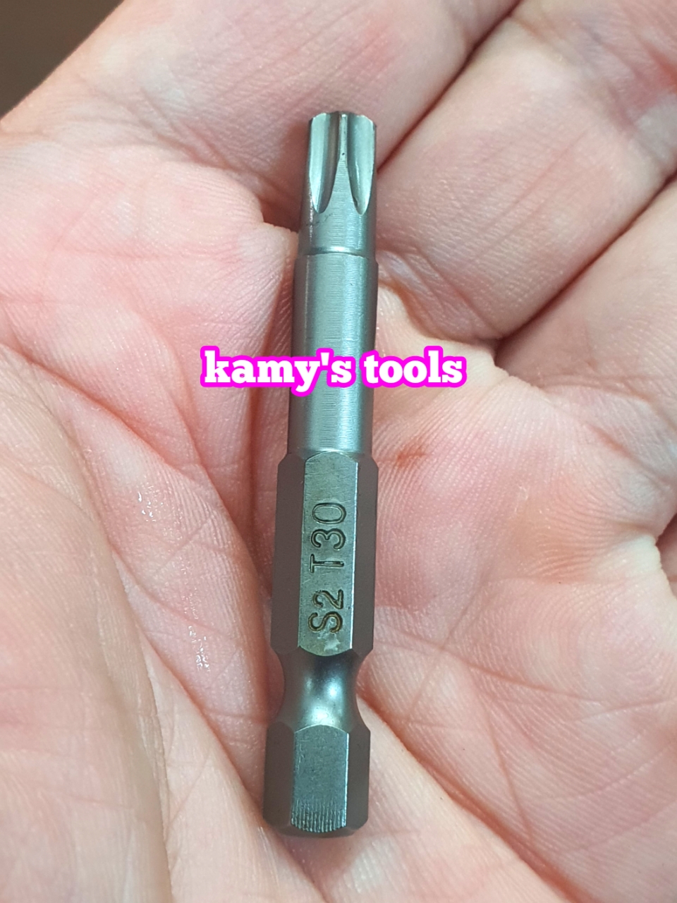 Mũi vít bông sao hoa thị đuôi lục giác 1/4 inch dài 50mm thép S2 T10 T15 T20 T25 T27 T30 T40