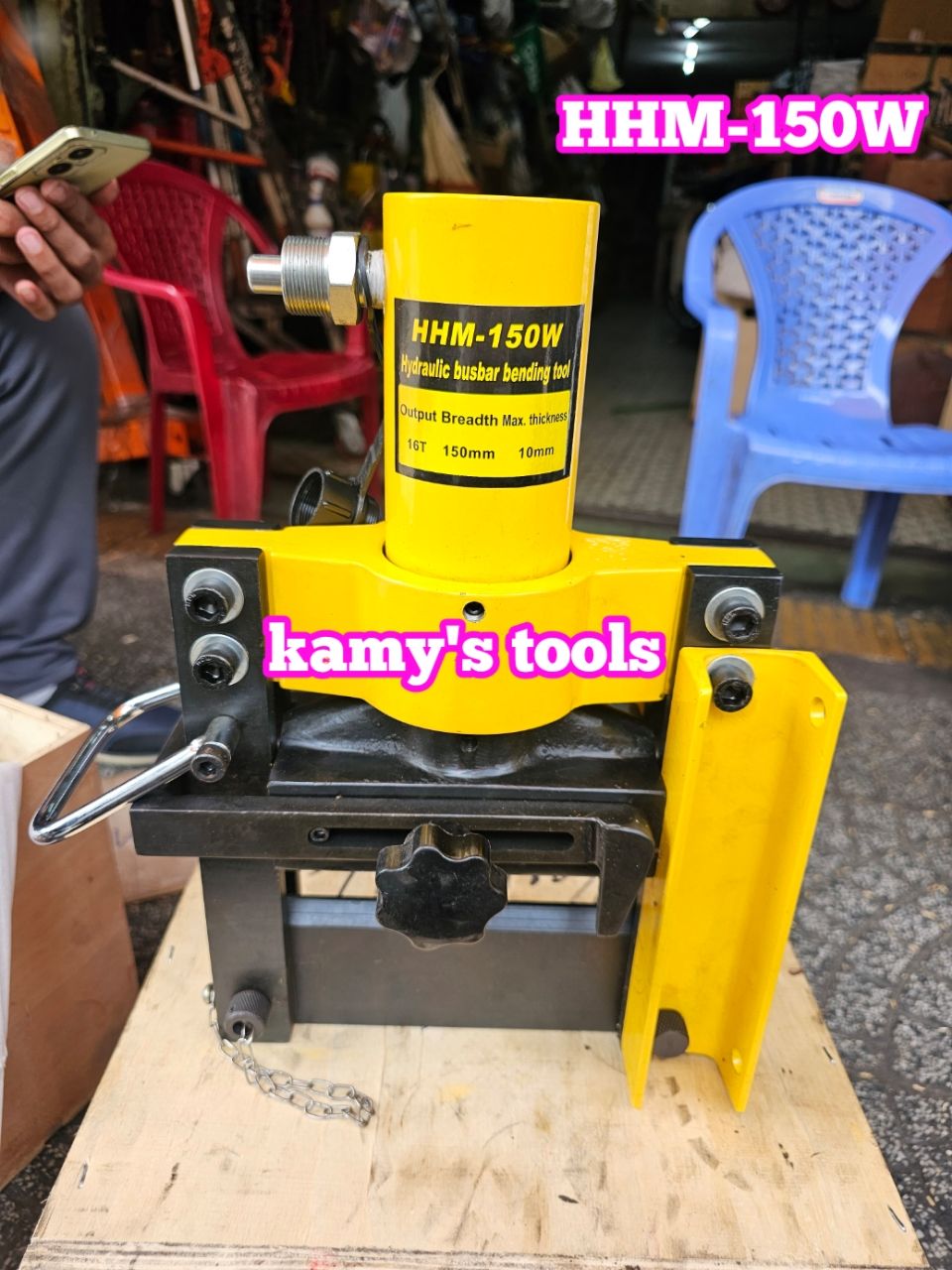 Máy uốn thanh đồng thủy lực chắn thanh đồng TLP HHM-150W