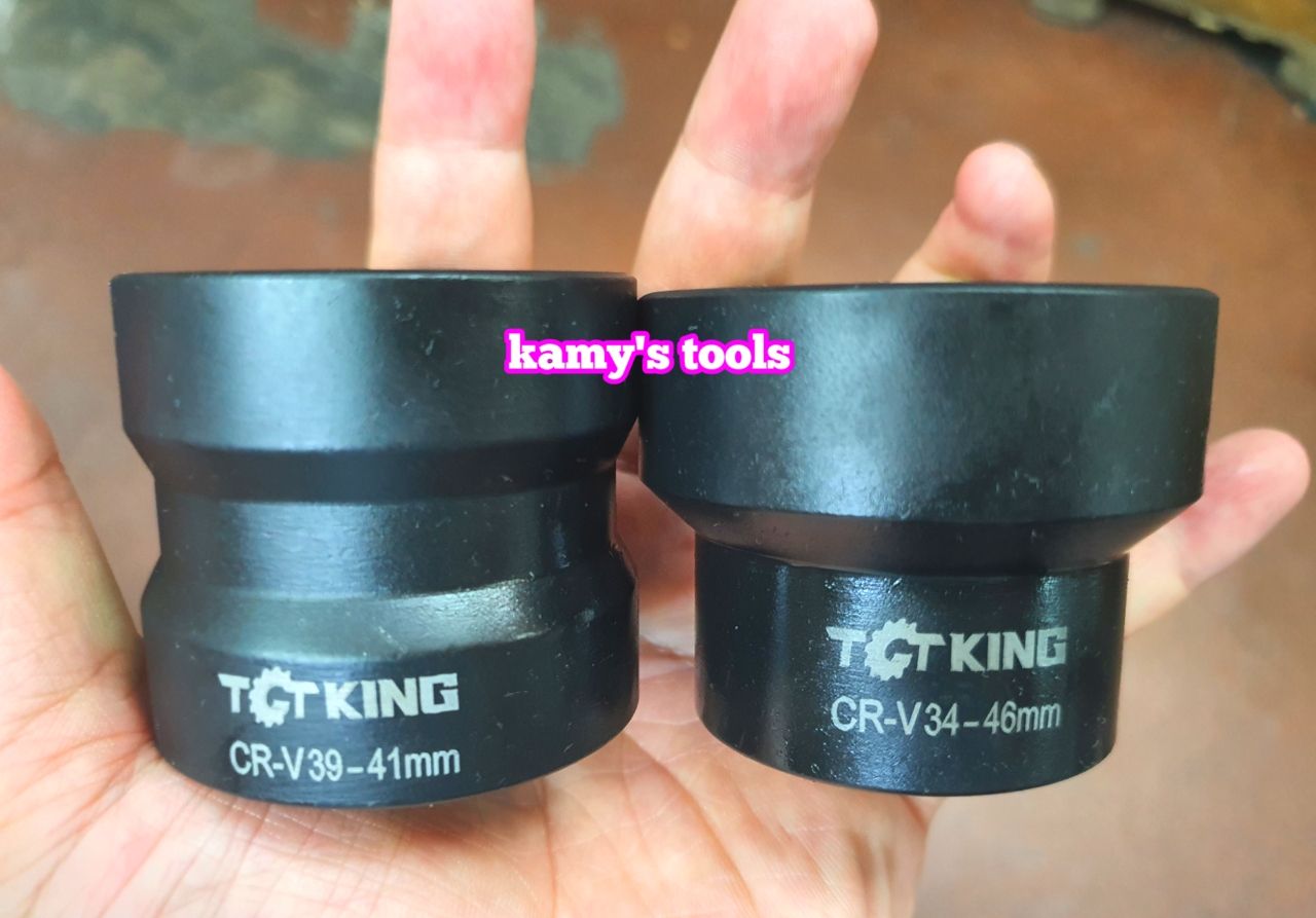 Đầu tuýp khẩu mở nồi xe tay ga xe máy 2 đầu 39mm 41mm và 34mm 46mm 1/2 inch thép đen TGT King