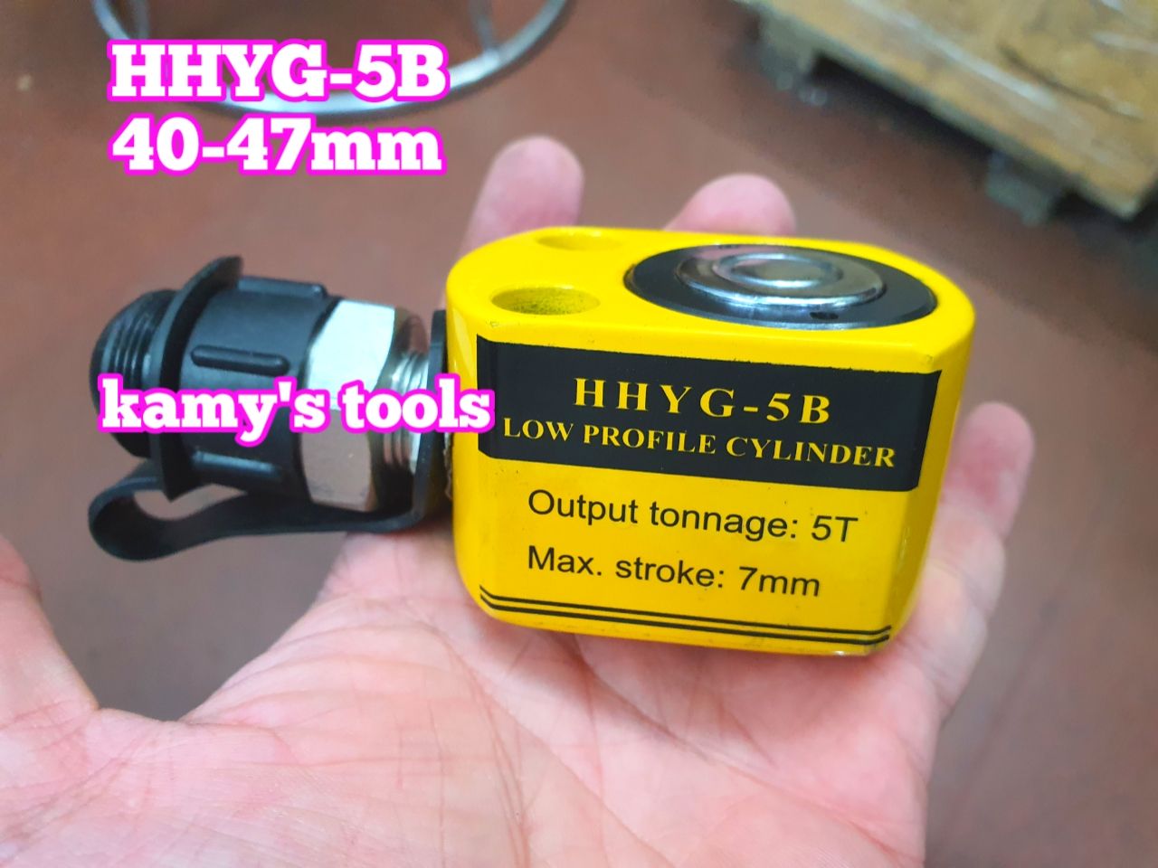 HHYG-5B Kích thủy lực lùn 5 tấn TLP hành trình 7mm 40-47mm