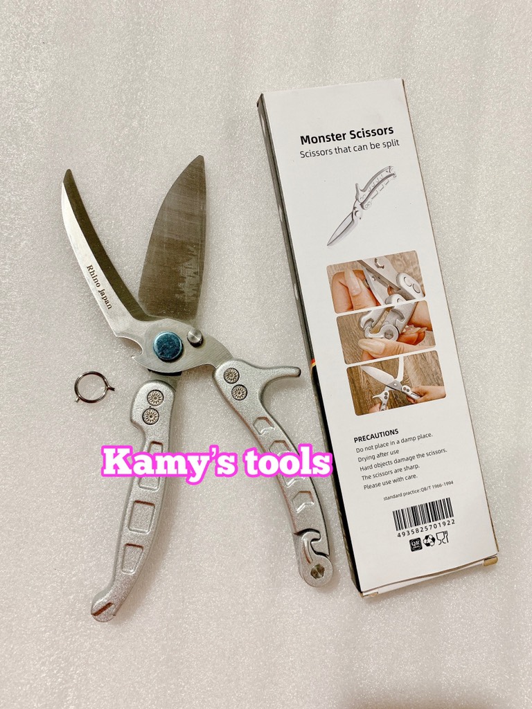 Kéo đa năng 3 trong 1 Rhino Japan ( kéo, dao,khui bia)