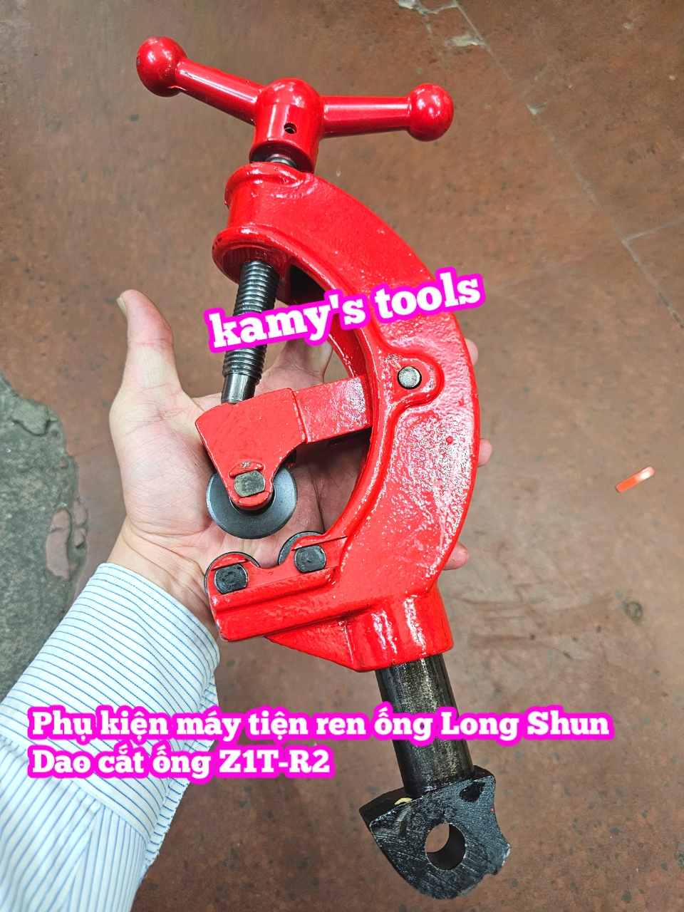 Dao cắt ống sắt tráng kẽm phụ kiện máy tiện ren ống Z1T-R2 Long Shun PTSLS01