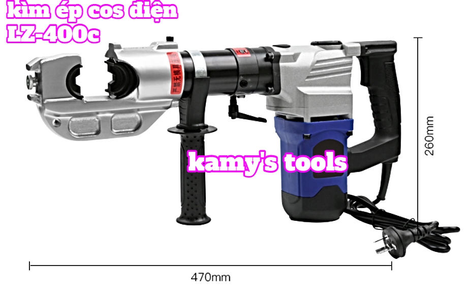 Kìm ép cos thủy lực dùng điện LZ-400C XC TOOLS ép đến 400mm2