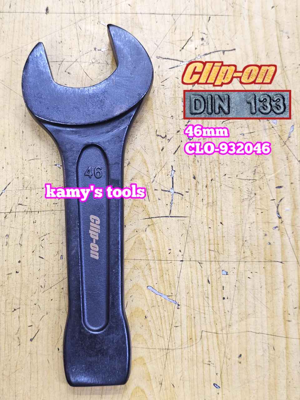 Cờ lê miệng đóng 46mm DIN133 Clip-on CLO-932046