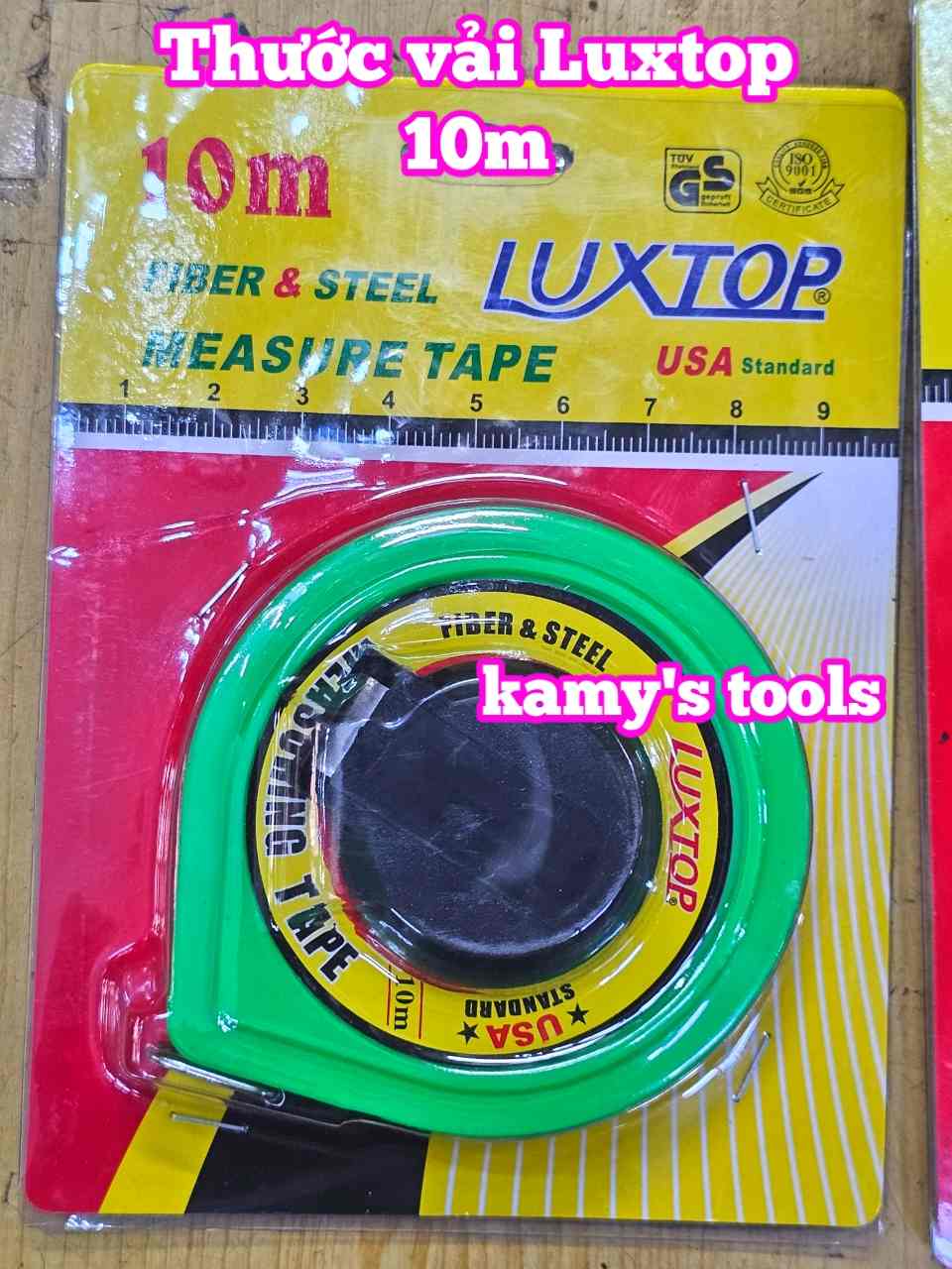 Thước dây vải cuộn 10 mét 20 mét 30 mét Luxtop LT-FT10, LT-FT20, LT-FT30, thước vải 10m 20m 30m