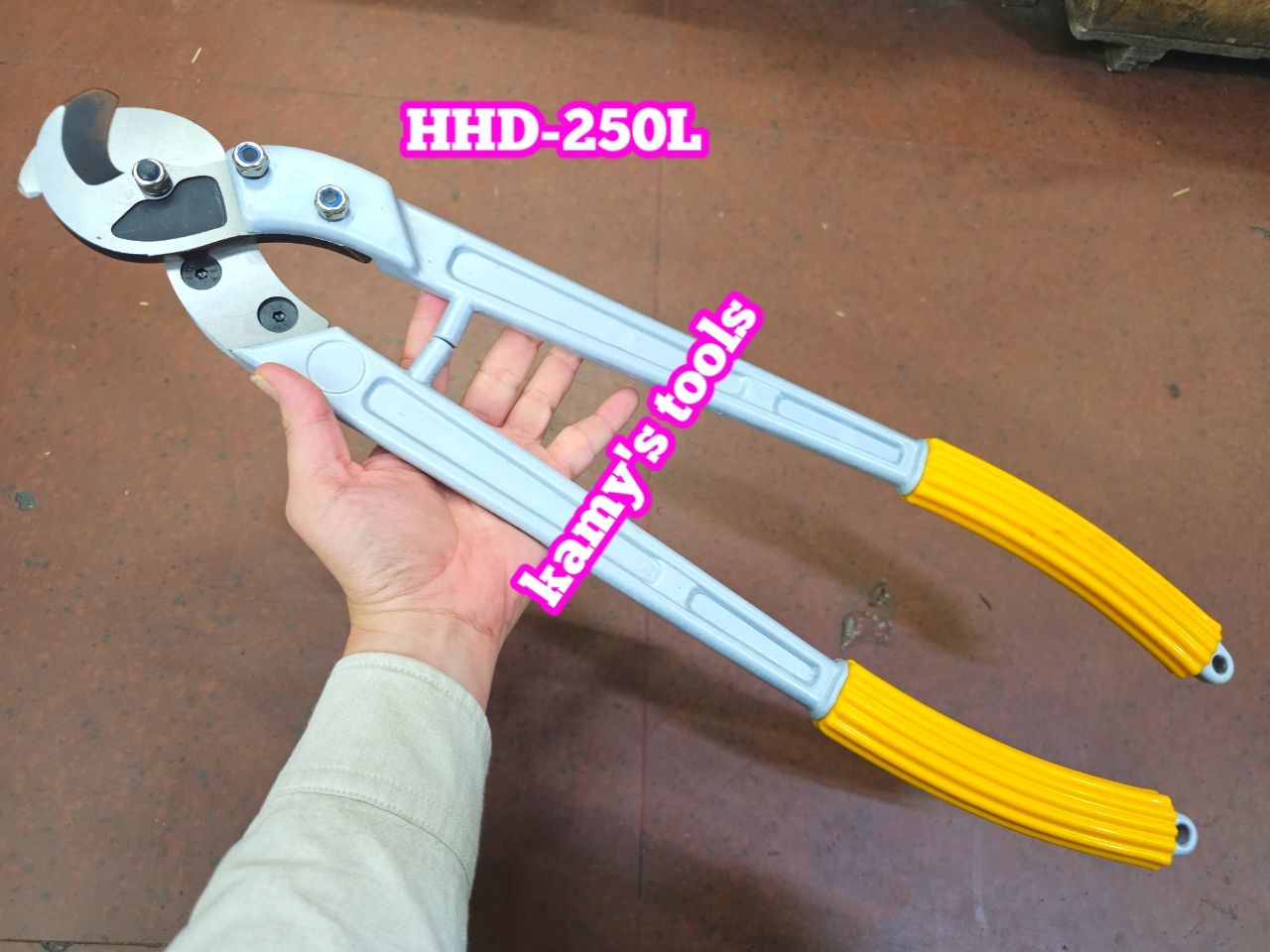 Kìm cắt cáp điện bằng tay TLP HHD-250L và HHD-500L cắt cáp đồng nhôm 240mm2 và 400mm2