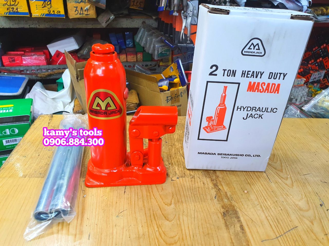 Kích con đội thủy lực Masada 2 tấn MS-2 180mm-345mm