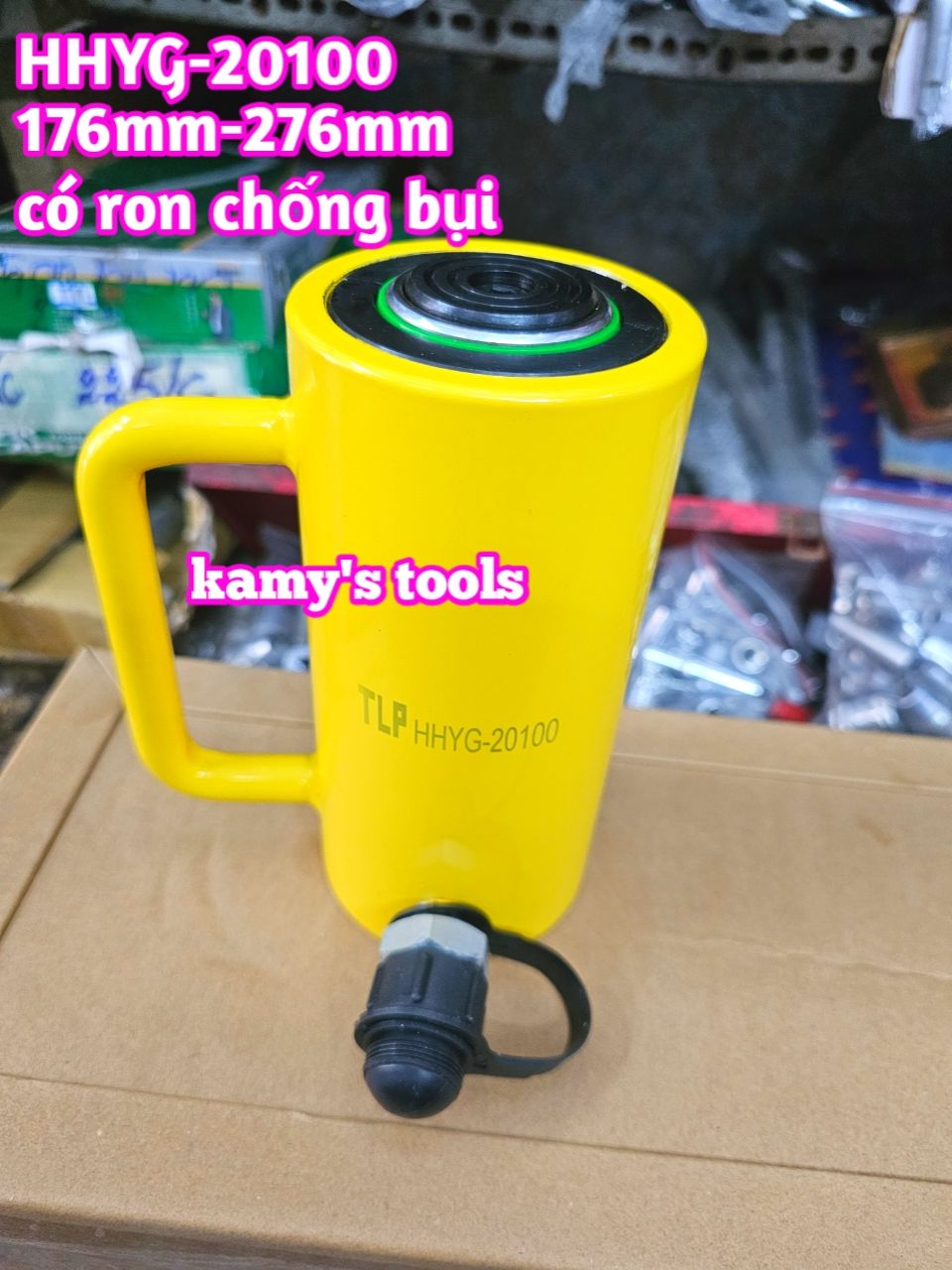 Kích thủy lực 20 tấn hành trình 100mm TLP HHYG-20100 176mm-276mm