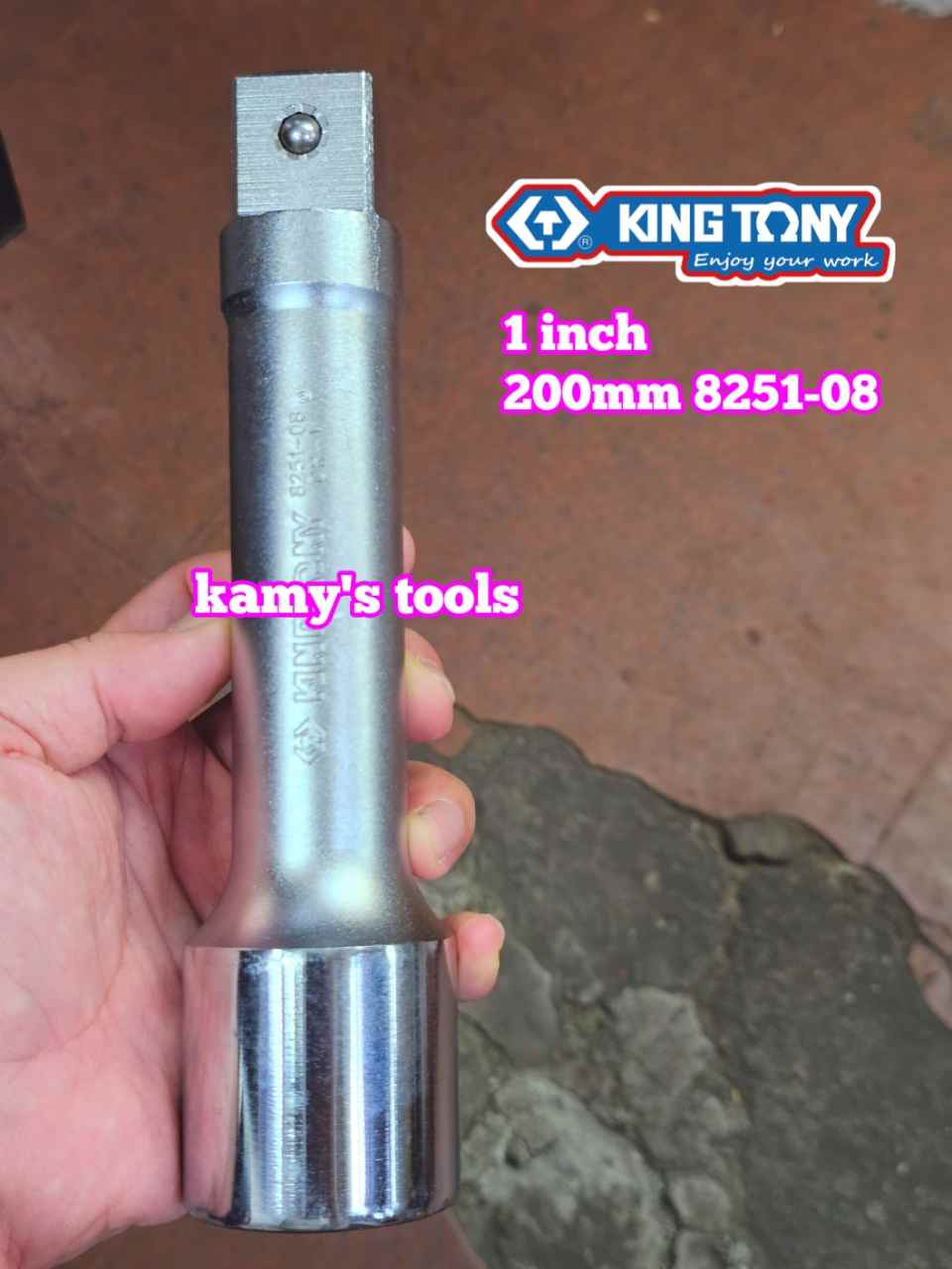 Cần nối khúc nối tuýp 1 inch Kingtony dài 8 inch 16 inch 8251-08 8251-16