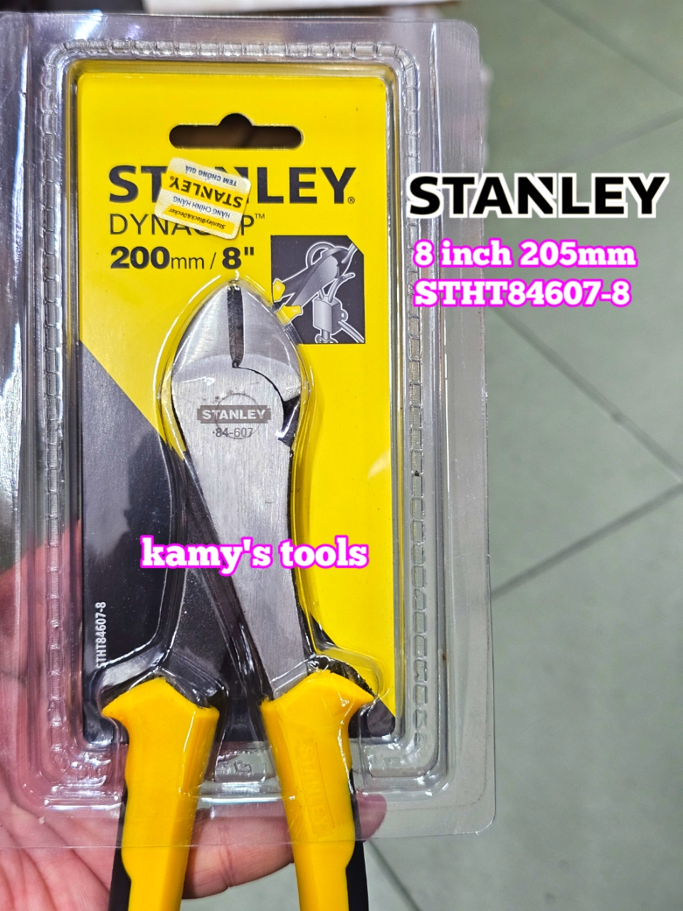 Kìm cắt chéo cao cấp 8 inch 200mm Stanley STHT84607-8