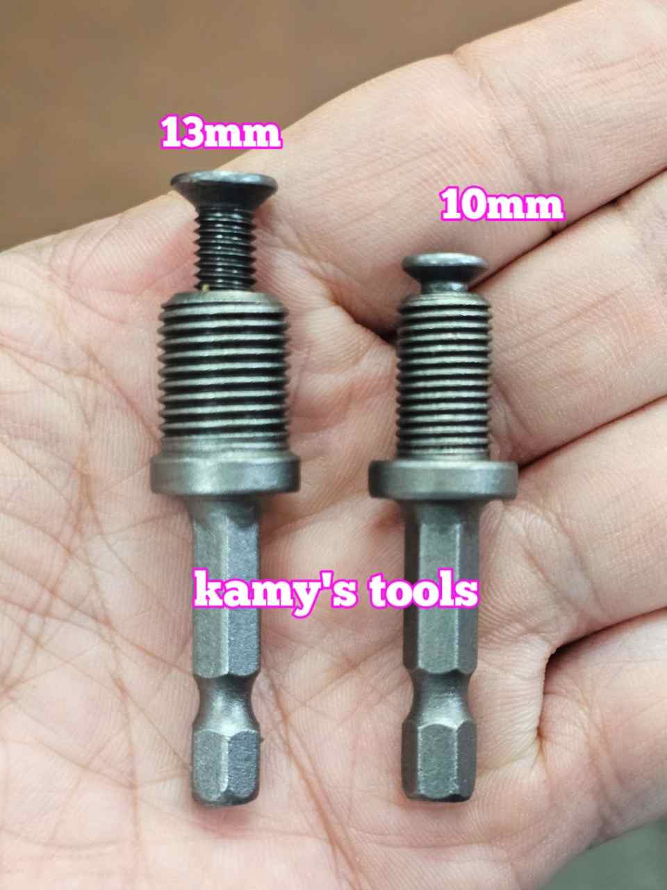 Đầu chuyển đuôi bắn vít 1/4 inch sang đầu khoan kẹp vặn ren 10mm 13mm Wetools DCYPH2-DK10 DCYPH2-DK13