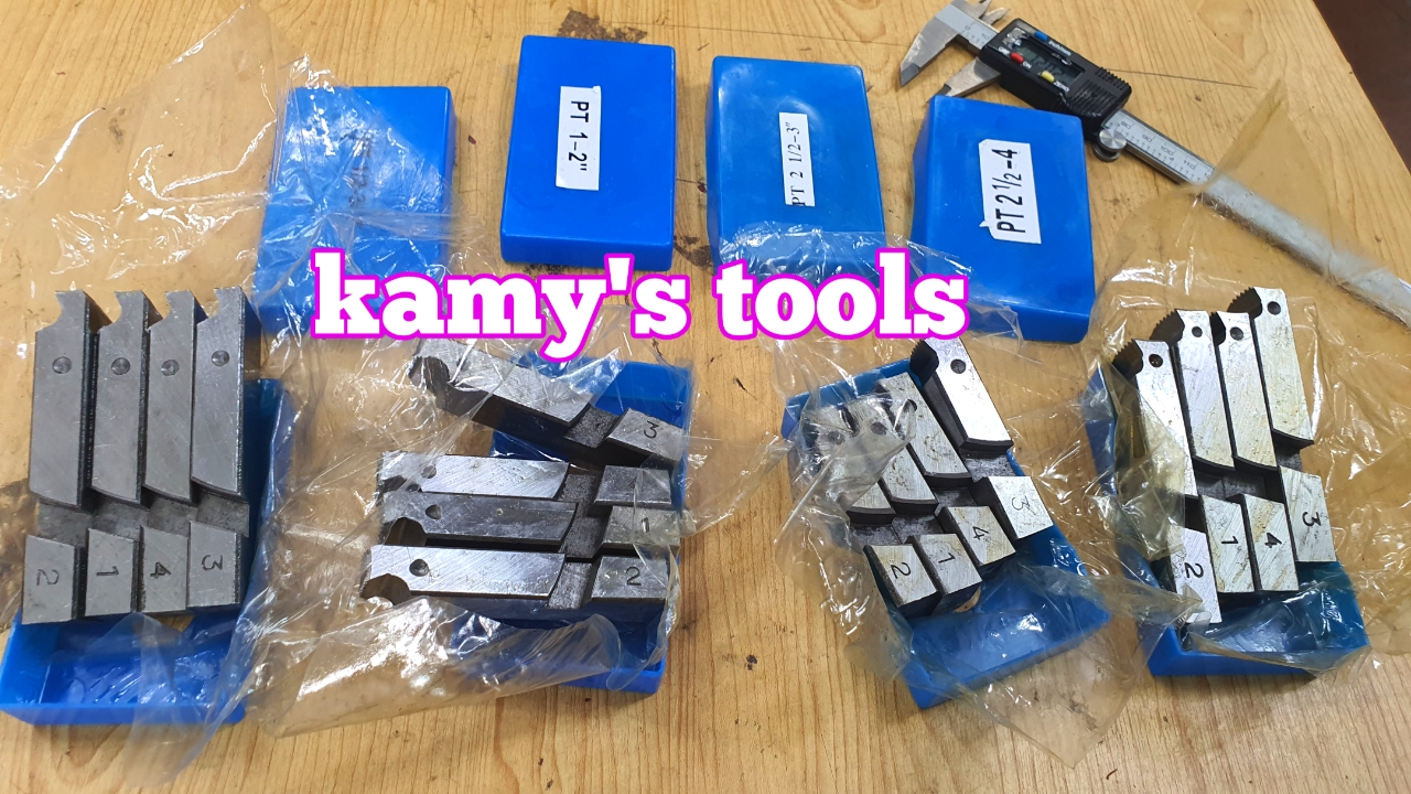 Dao tiện ren ống máy ren Long Shun 1/2-3/4, 1-2, 2 1/2-3, 2 1/2-4