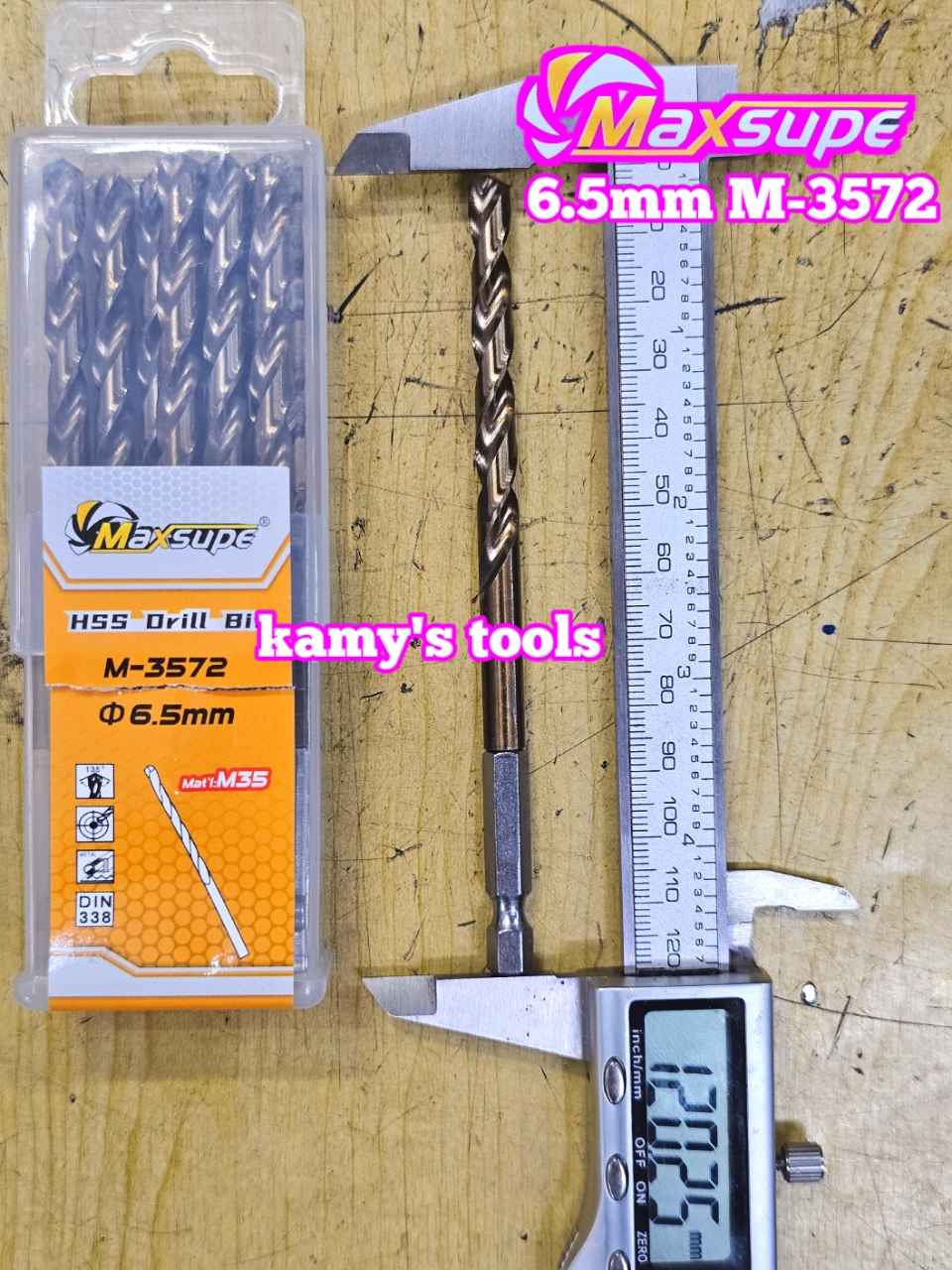 Mũi khoan sắt thép inox M35 chuôi lục giác Maxsupe 6.5mm 7mm 7.5mm 8mm 8.5mm 8mm 9mm 10mm 11mm 12mm 13mm