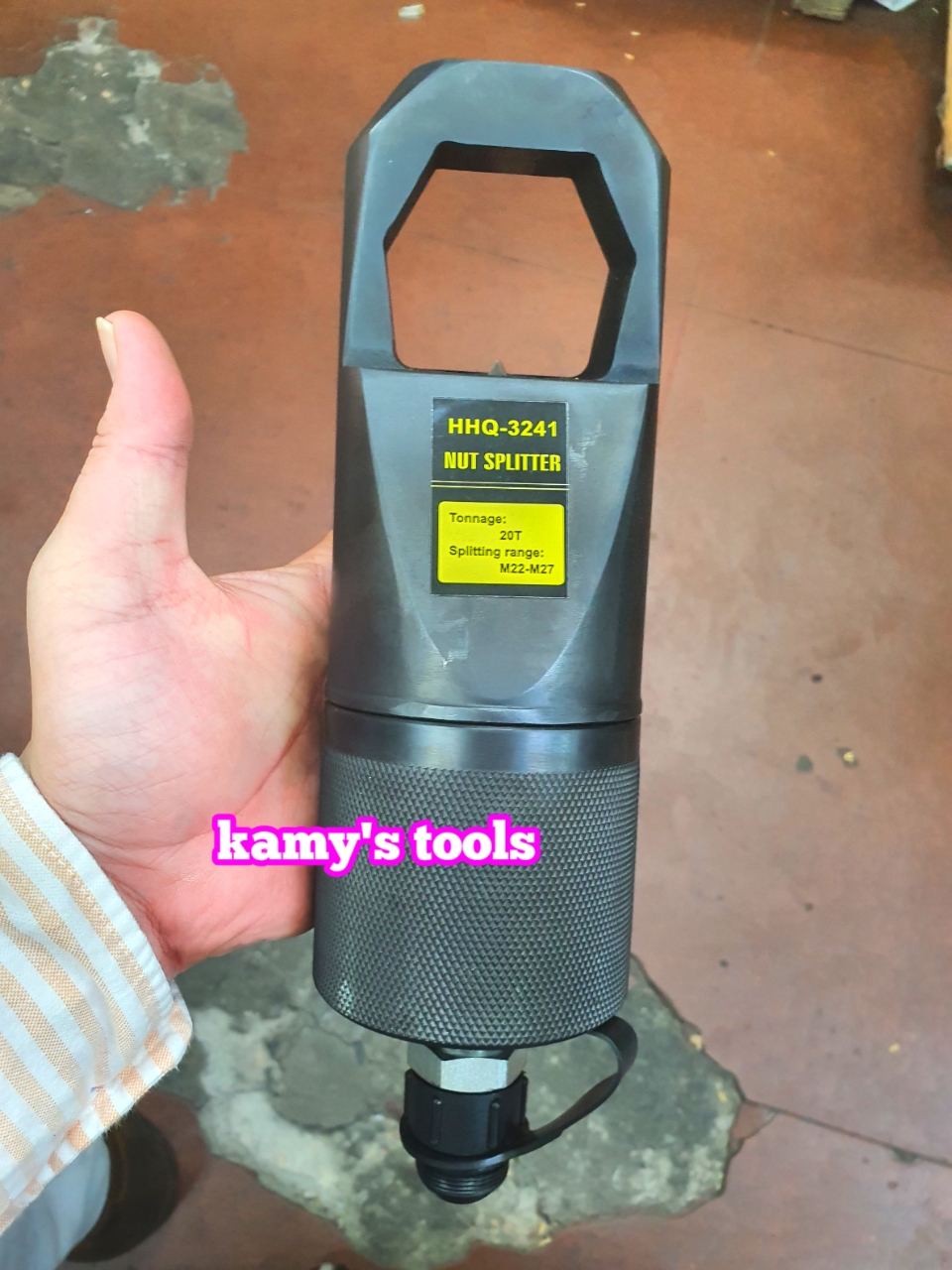 Đầu cắt đai ốc tán bulong thủy lực TLP HHQ-3241 20 tấn M22-M27