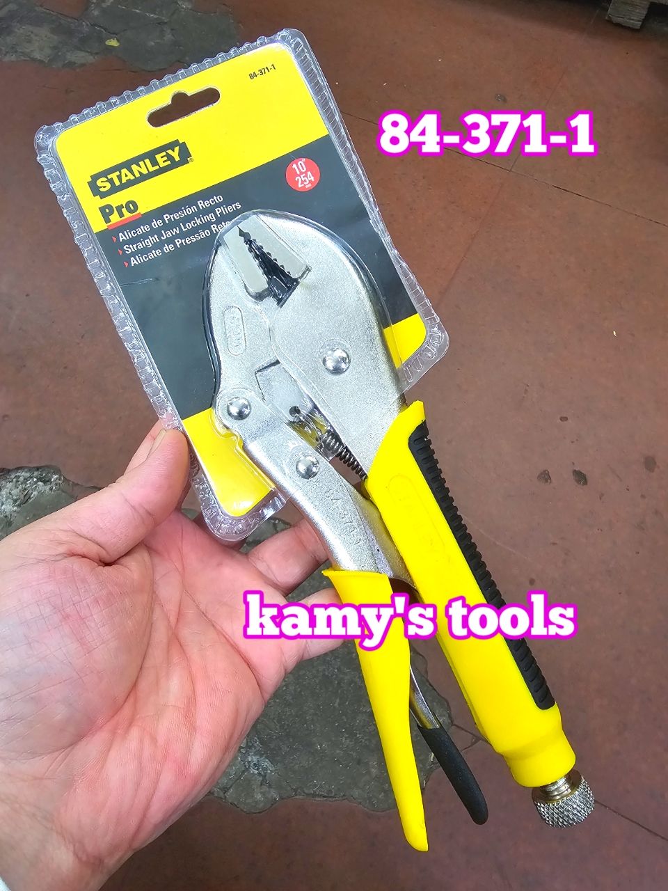 84-371-1 Kìm bấm chết mỏ thẳng Stanley 10 inch 254mm (84-371-1-S)