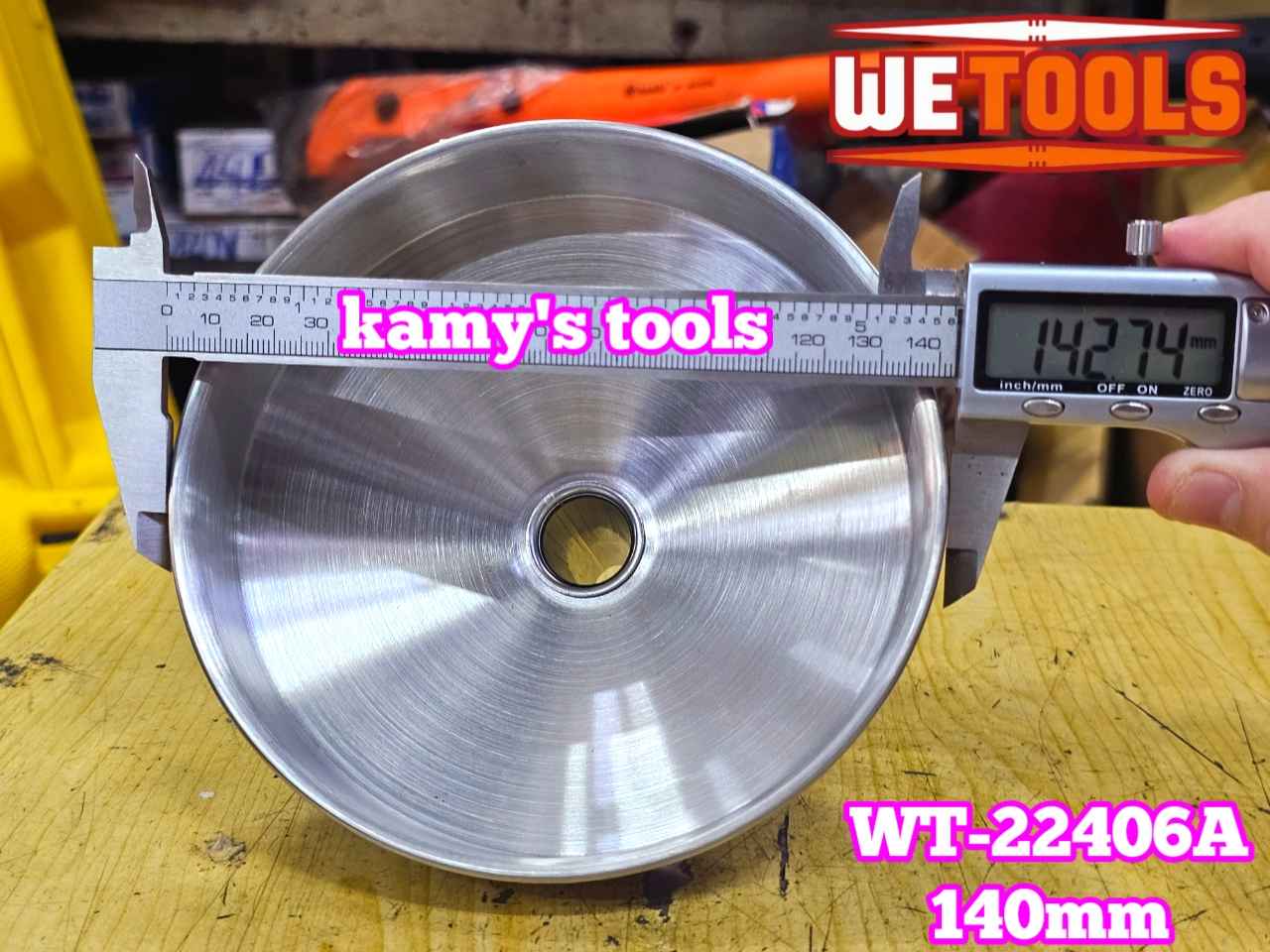 Phễu inox thép không gỉ chiết rót chất lỏng có quay treo 6 inch 140mm Wetools WT-22406A