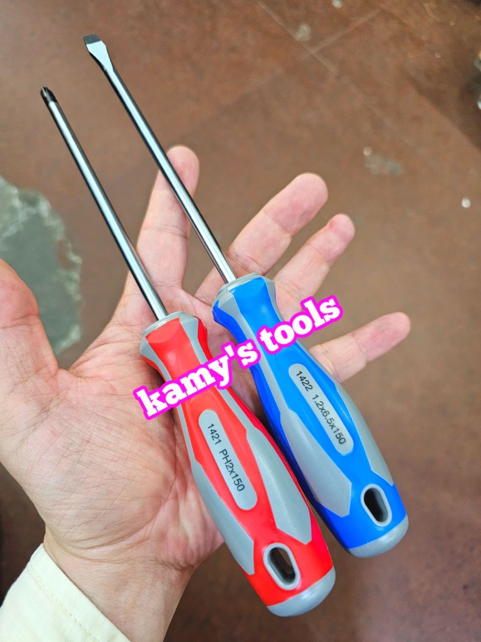 Tua vít bake dẹp Kingtony Ph2 6mm 14210206 14226506 dài 150mm 6 inch, tua vít 6mm