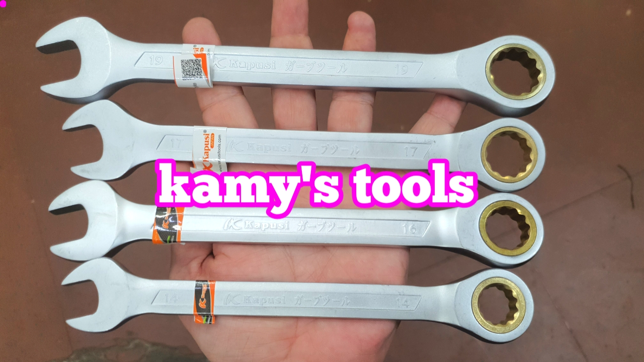 Cờ lê vòng miệng tự động Kapusi đủ kích cỡ 8mm-19mm