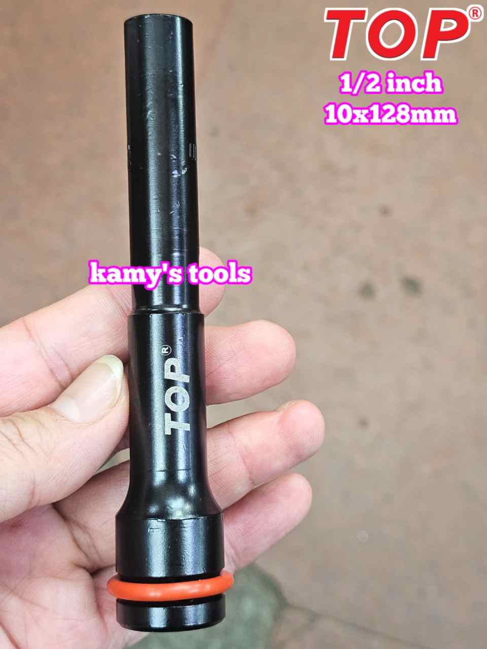 Đầu tuýp khẩu 1/2 inch dài 126mm Top 10mm 10x126mm LU-DT126-10