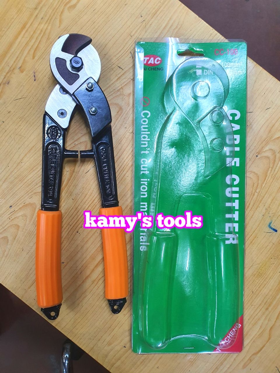 Kéo cắt dây cáp điện 100mm2 Tai cheng TAC CC-100 dài 315mm, kìm cắt cáp điện