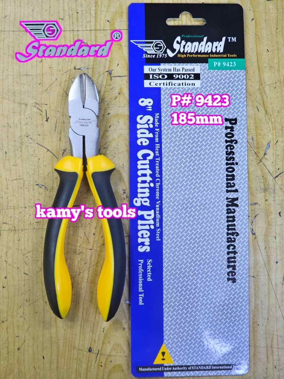 Kìm cắt 7.5 inch 185mm Standard P#9423