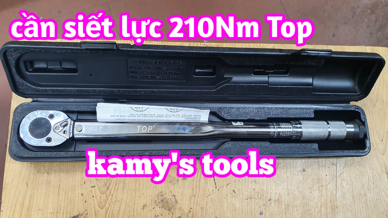 Cần siết chỉnh lực 1/2 inch 28-210Nm Top TWT-10039 và Century 190128-12