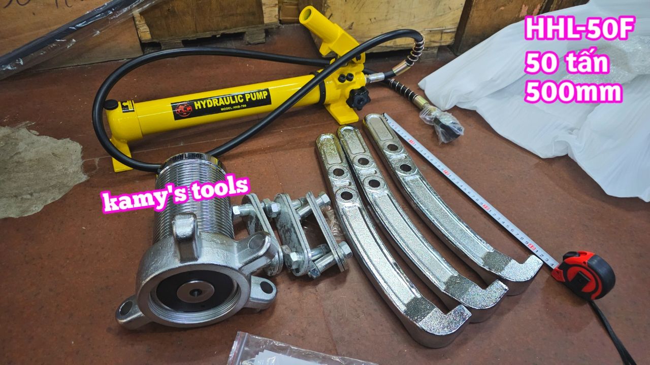 Cảo thủy lực bơm rời 50 tấn HHL-50F TLP mở đường kính 500mm bơm HHB-700