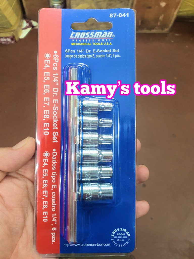 Bộ tuýp E lỗ 1/4 Crossman 87-041 chính hãng