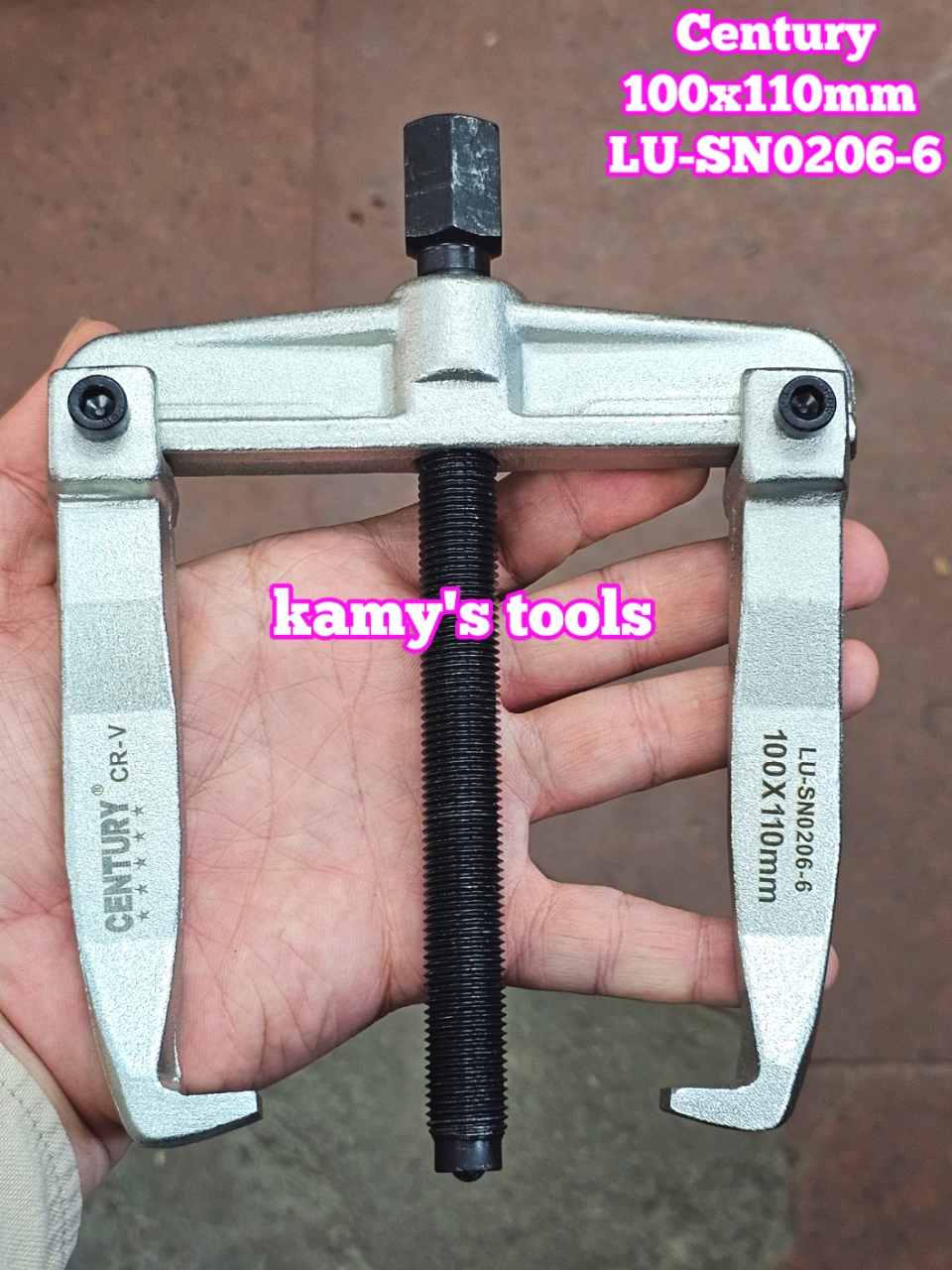 Vam cảo chữ H cảo ngang 2 chấu tháo mở bạc đạn puly 100x110mm Century LU-SN0206-6