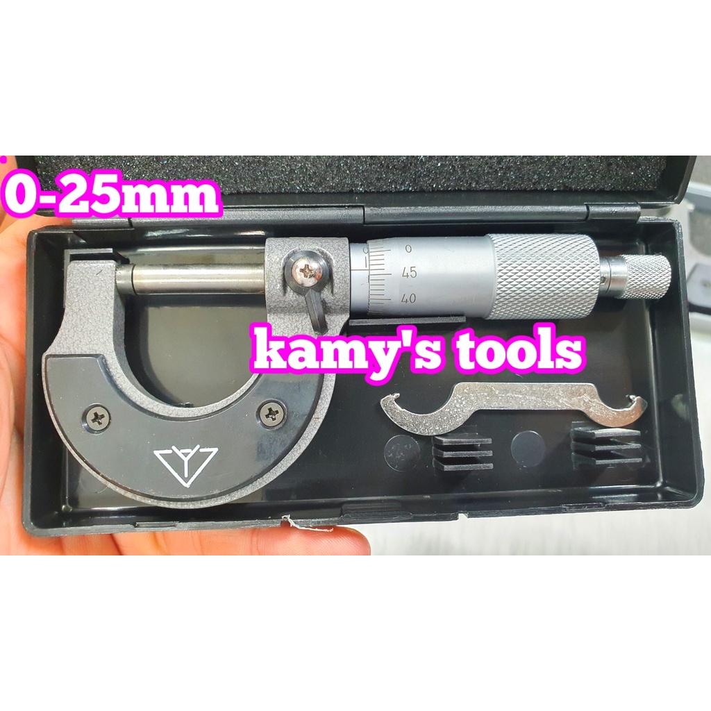 Panme cơ khí 0-25mm 25-50mm chữ Y loại tốt