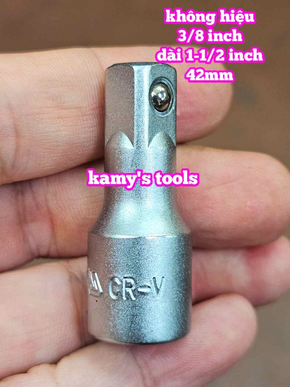 Khúc nối tuýp 3/8 inch Không Hiệu dài 1-1/2 inch 3 inch 5 inch 6 inch 10 inch