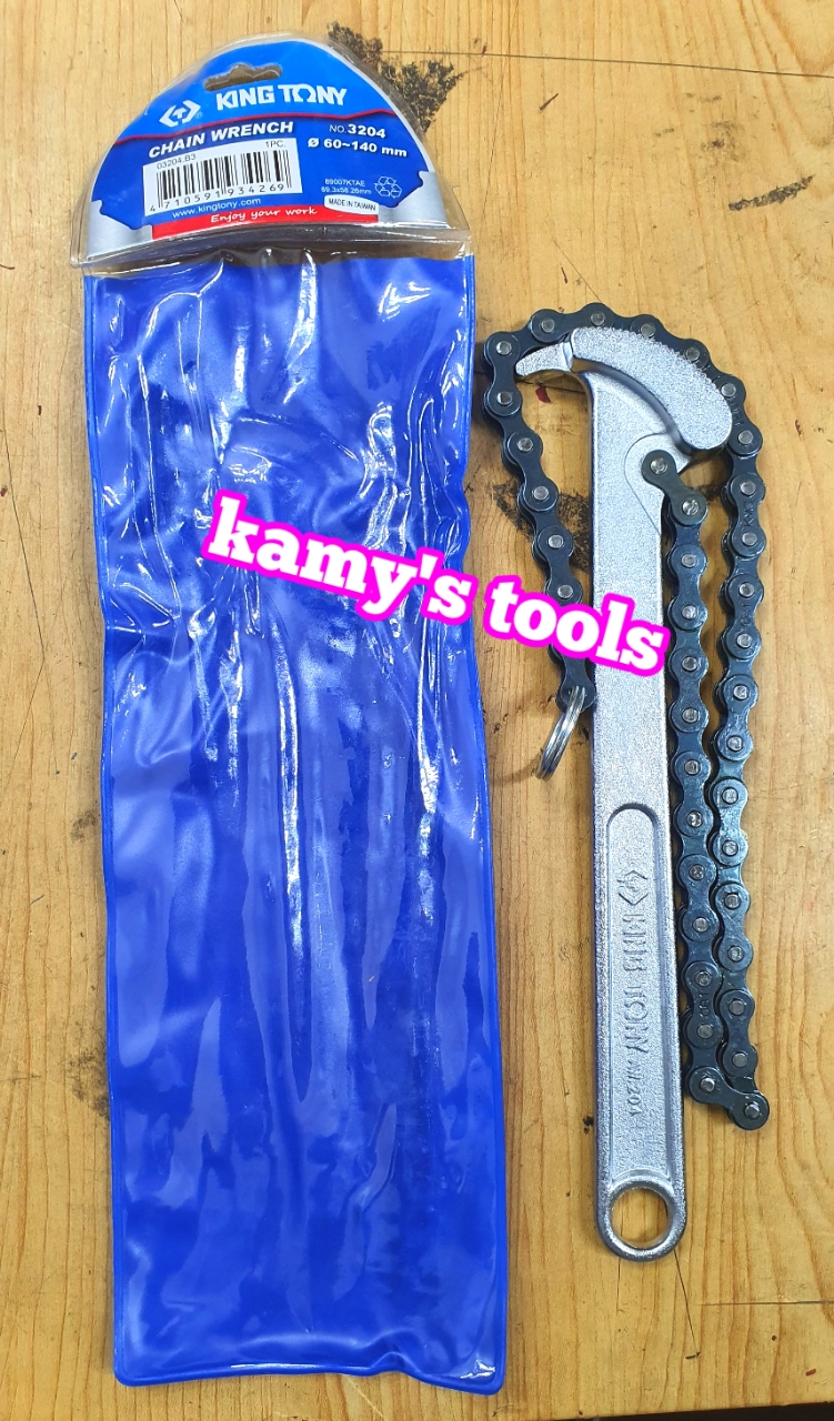 Mỏ lết xích 9 inch Kingtony model 3204, cờ lê xích