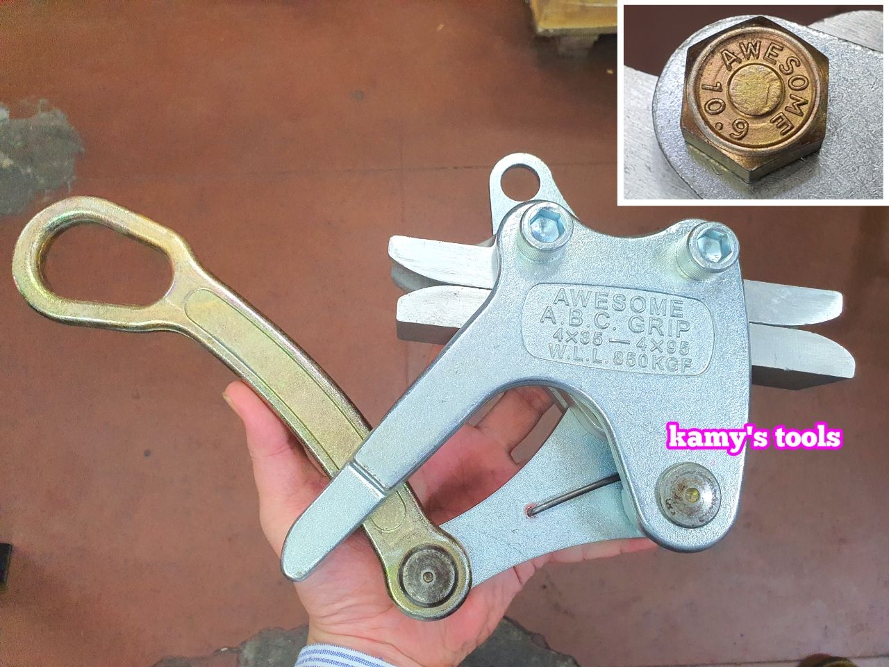 Cóc kẹp cáp cóc ngập cáp ABC 0.85 tấn 4x35mm2-4x95mm2 Awesome Pat Ngk Haru cao cấp