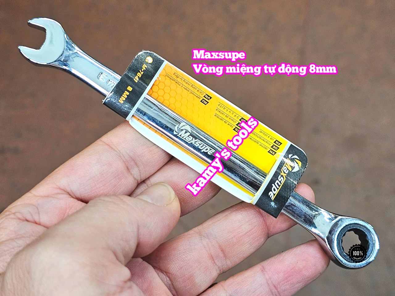 Cờ lê vòng miệng tự động Maxsupe 8mm 10mm 12mm 13mm 14mm 15mm 17mm 19mm M-7641 M-7643 M-7645 M-7646 M-7647 M-7648 M-7650 M-7652