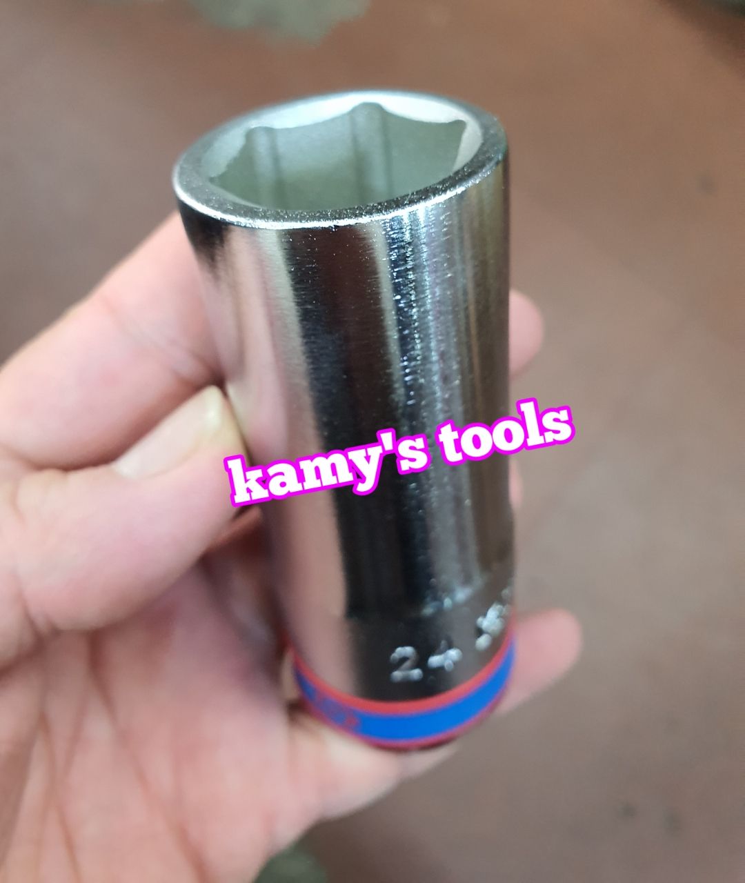 Đầu tuýp khẩu 3/4 inch 6 cạnh trắng dài 90mm 23mm 24mm 26mm 27mm 28mm 623523M 623524M 623526M 623527M 623528M