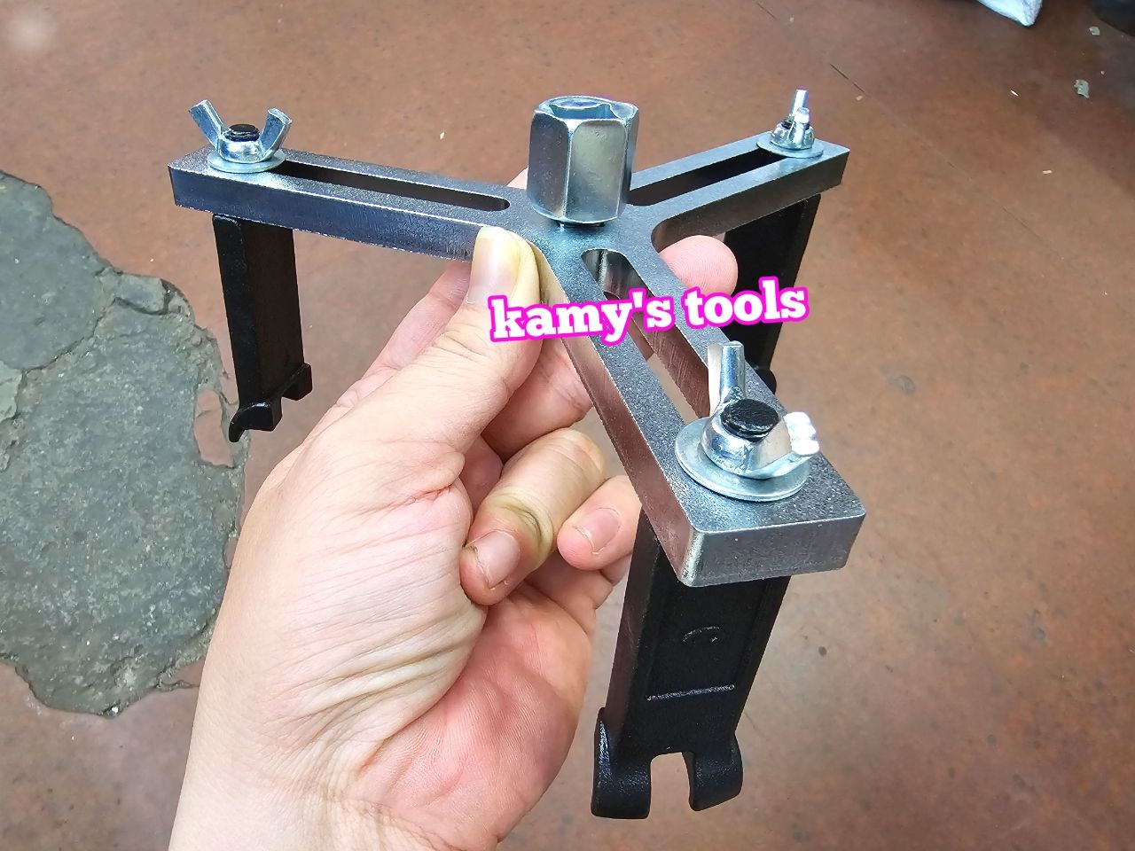 Vam cảo tháo mở nắp bình xăng 3 chân 38mm-168mm dạng trượt kamytools