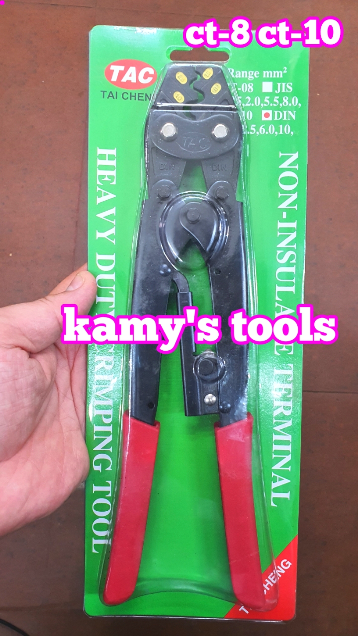 Kìm bấm cos Tai Cheng TAC 1.25-8mm2 model CT-8 CT-10, kềm bấm cos