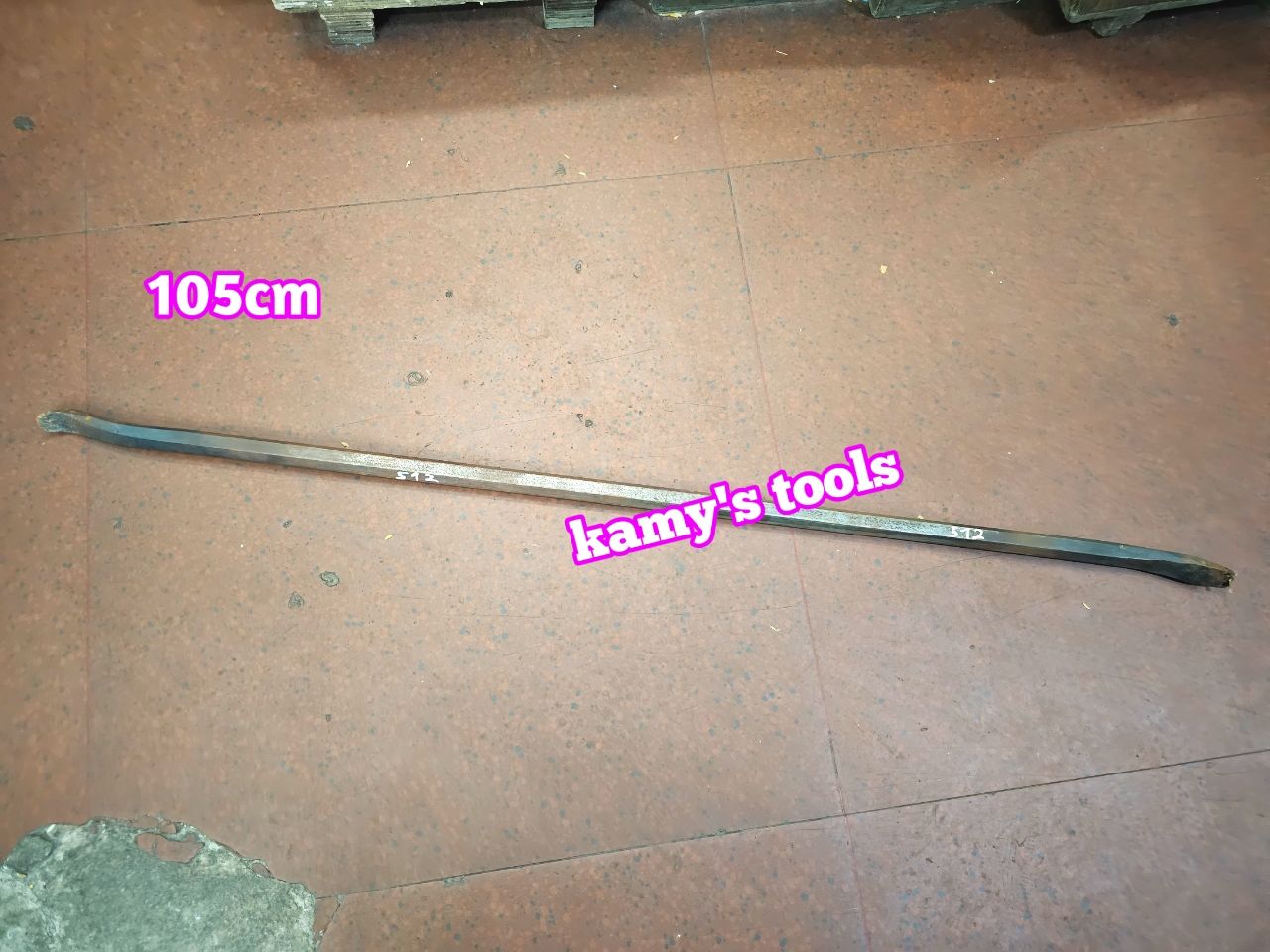 Xà beng cây nạy vỏ lốp móc lốp ô tô-xe máy, Lơ via móc lốp xe , cạy vỏ thép dày 105cm