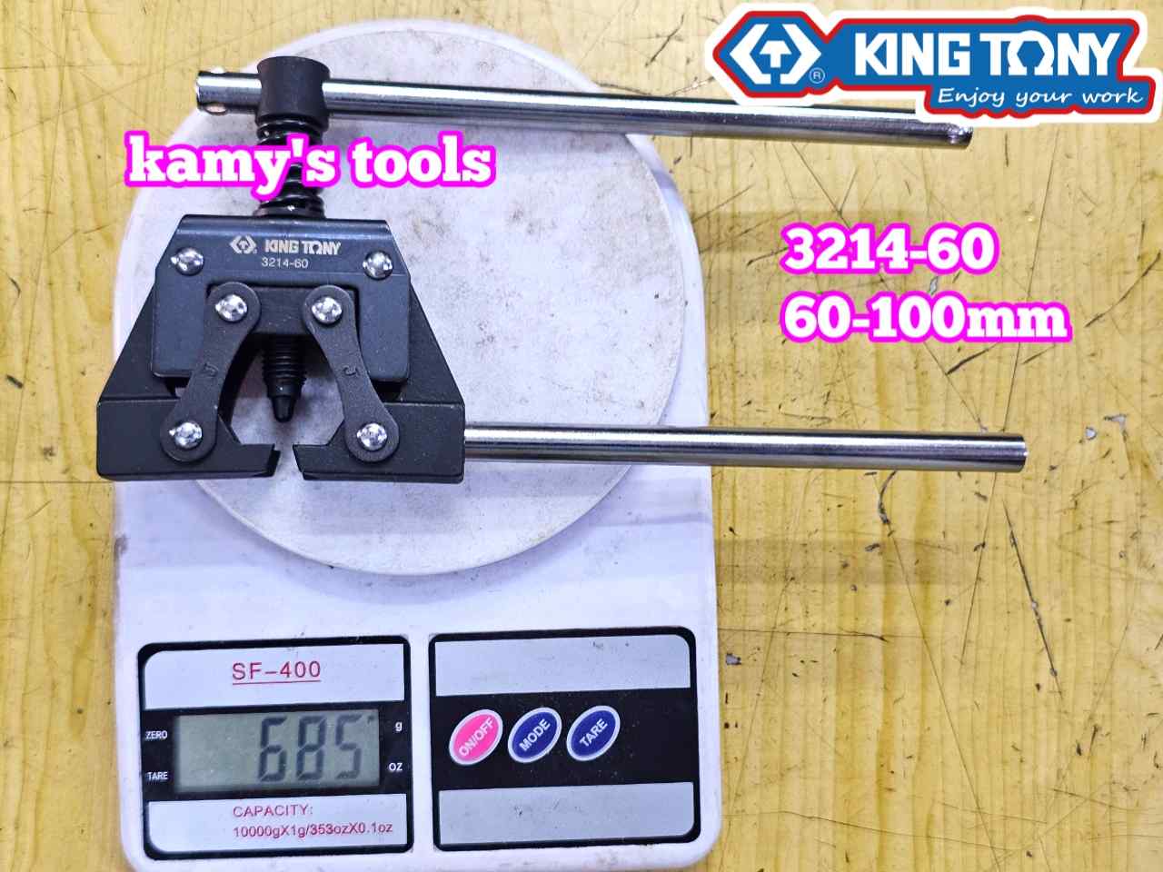 Dụng cụ tháo mở mắt xích cảo mắt sên Kingtony 60-100mm model 3214-60