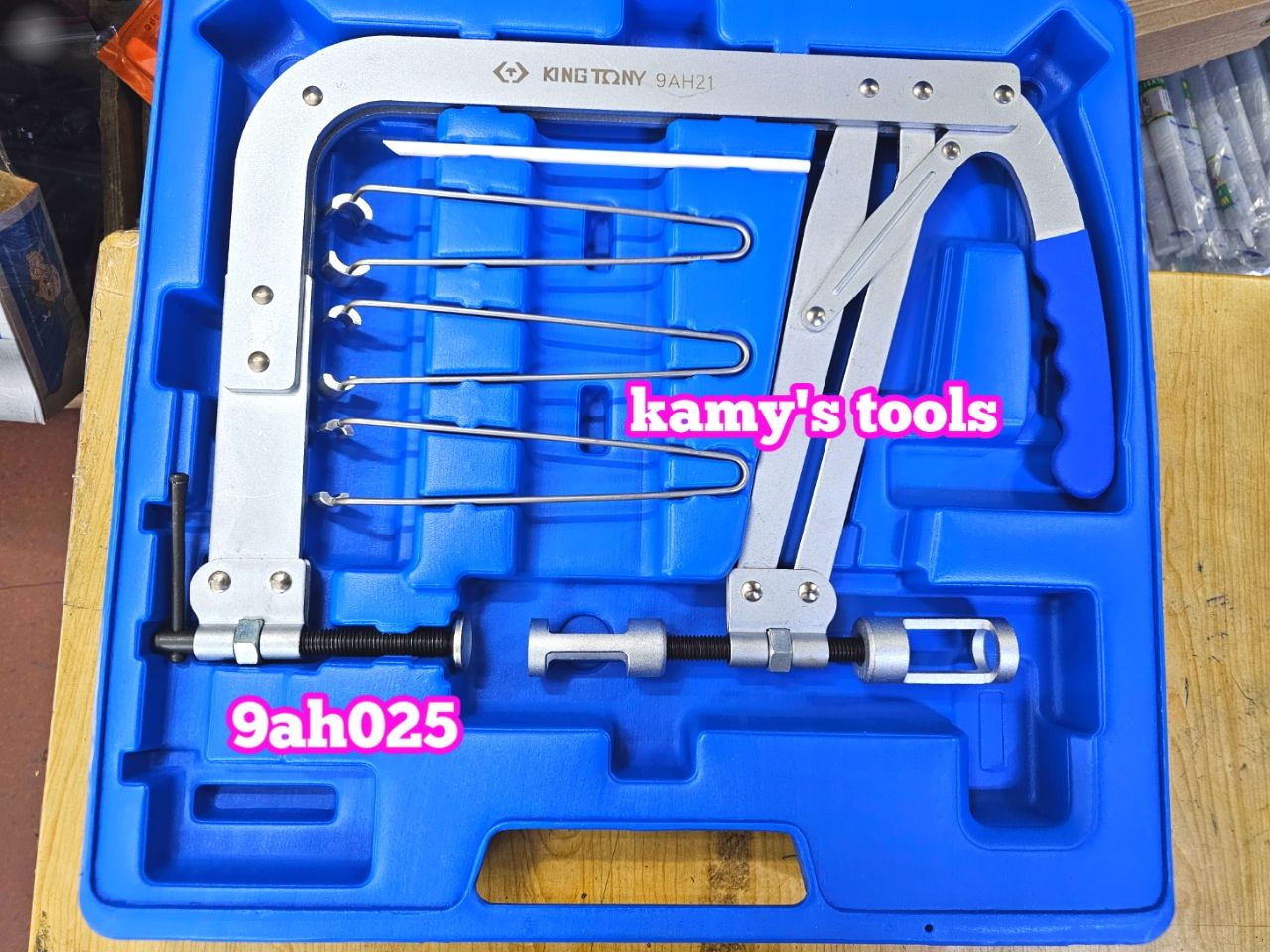 9AH025 Cảo vam tháo lò xo xupap súp pắp 5 chi tiết Kingtony 35-140mm