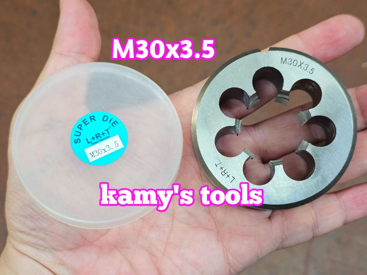 Bàn ren M30x3.5 30x3.5 L+R+T (LRT) dụng cụ tạo ren ngoài bulong