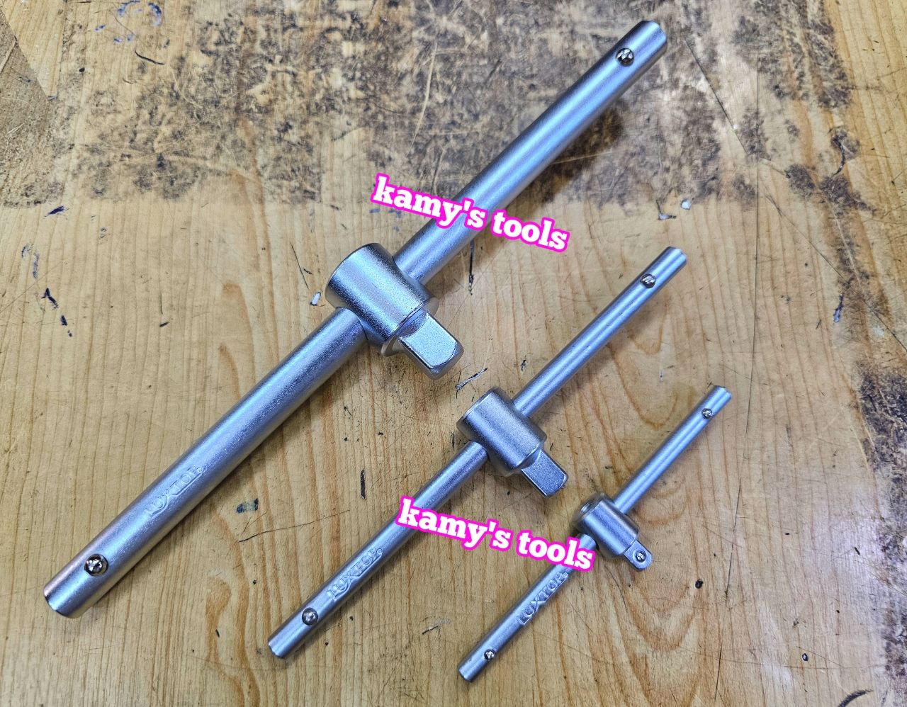 Cần tuýp siết đầu trượt Luxtop 1/4 inch 3/8 inch 1/2 inch dài 110mm 165mm 250mm